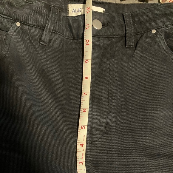 Size 2 Alex Mill high waisted black denim - Picture 6 of 11